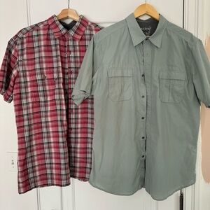 Kuhl men’s shirt sleeve outdoor shirts (bundle) size large